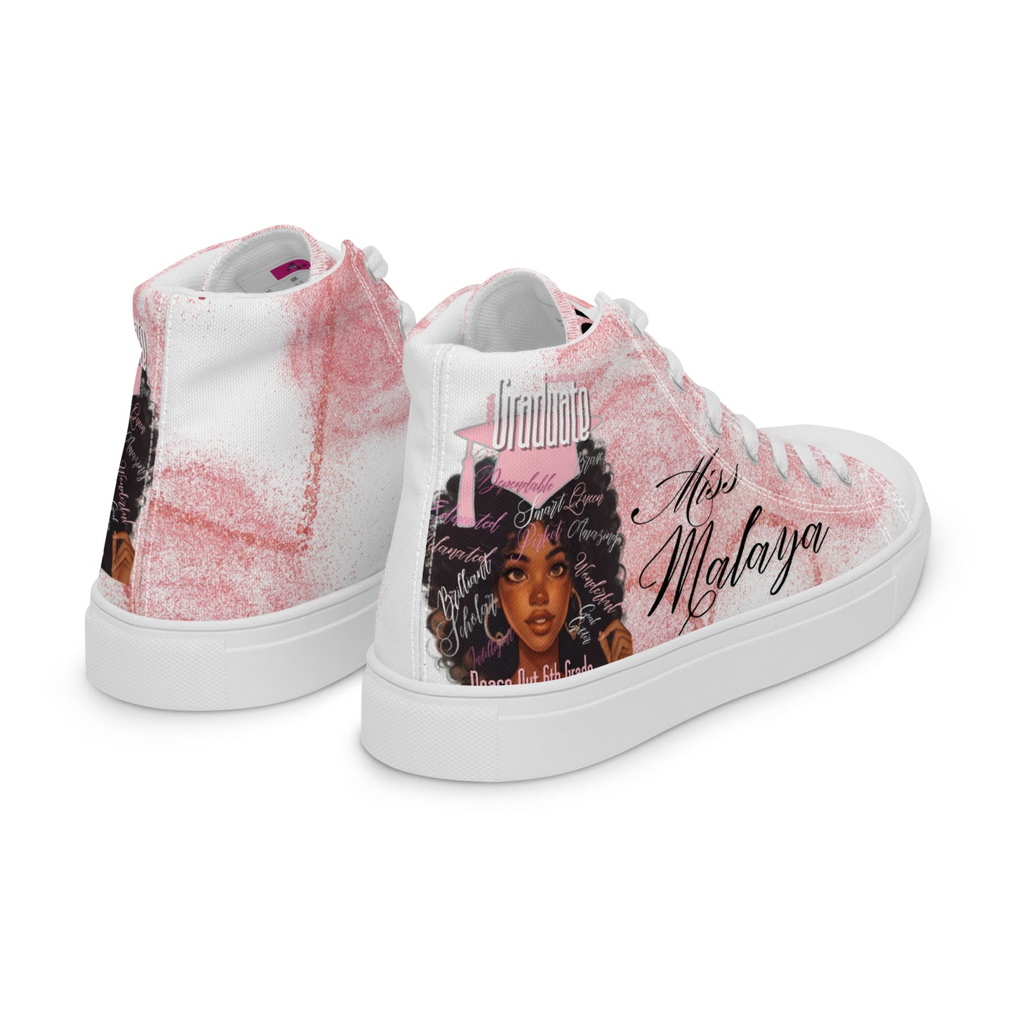Women’s high top canvas shoes
