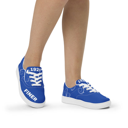 Finer 1920 Women’s Lace-up Canvas Shoes