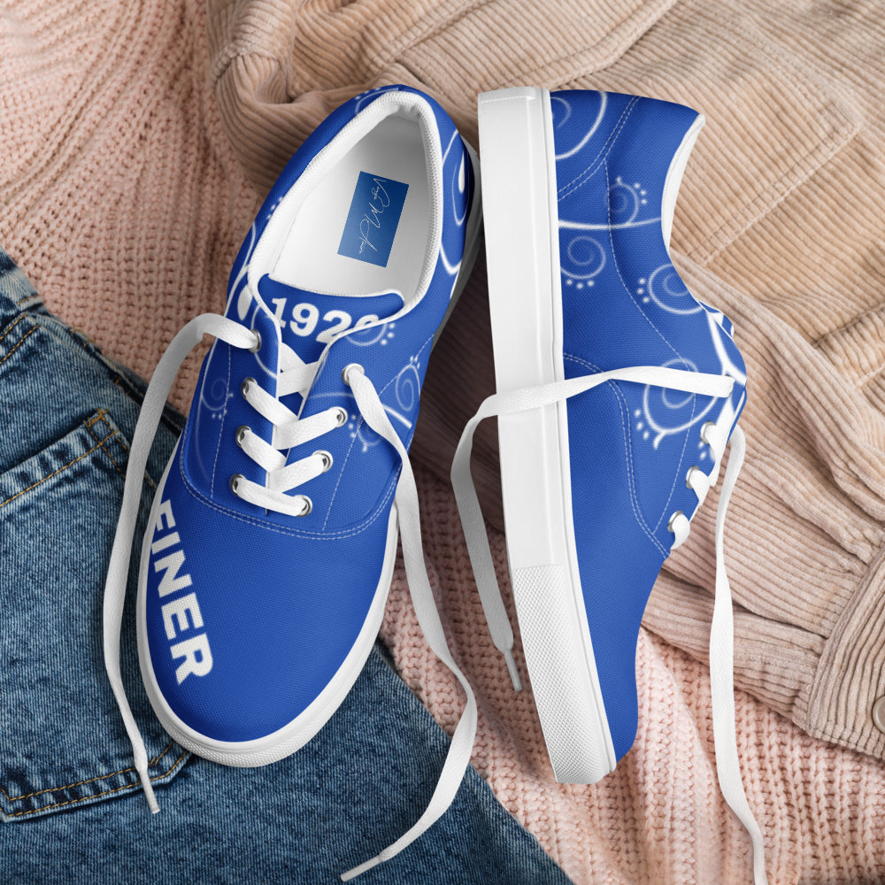 Finer 1920 Women’s Lace-up Canvas Shoes